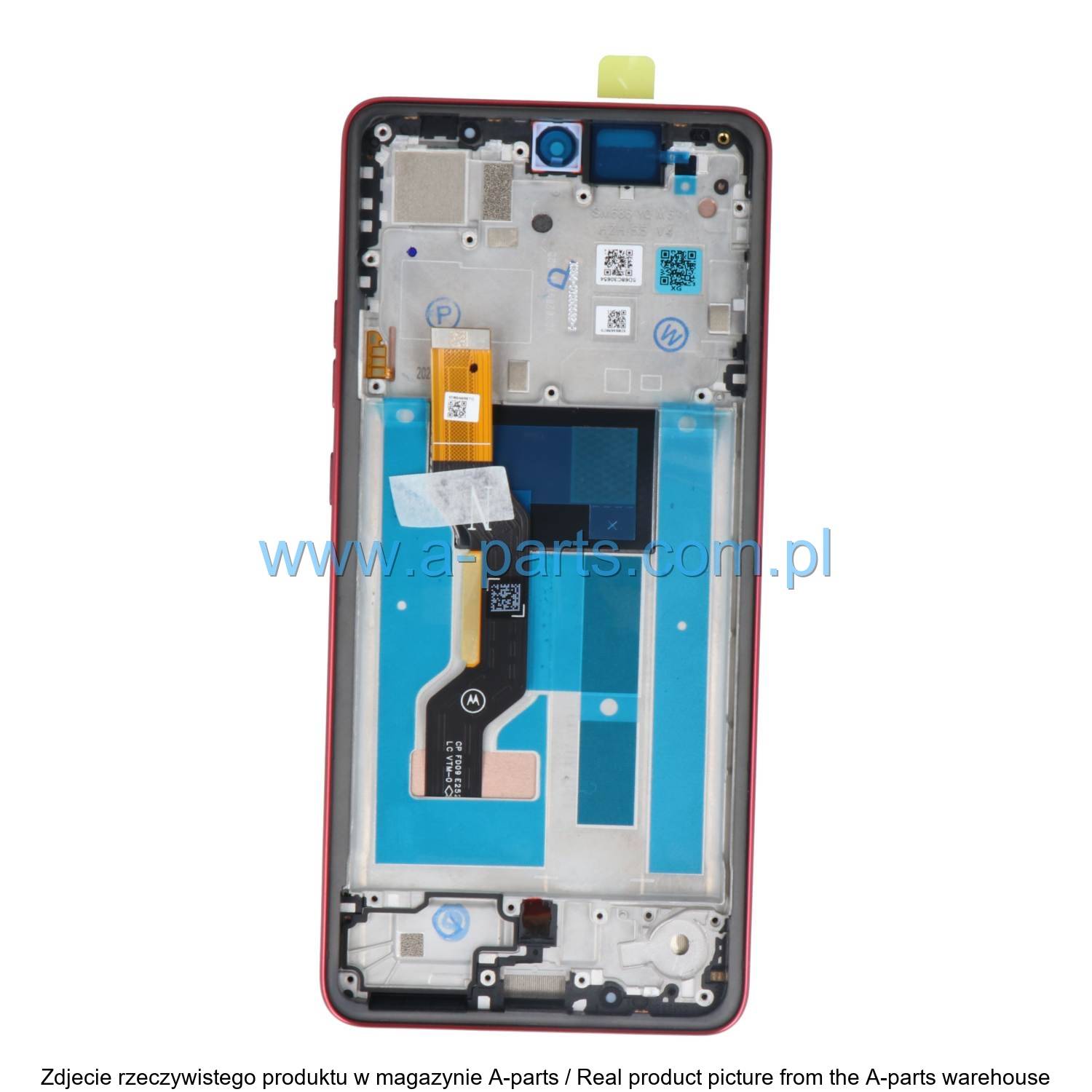Lcd Display + Touch Screen Motorola MOTO G86 POWER XT2525 Red / Chrysanthemum 5D68C30654 (Original)