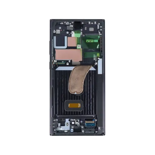 WYŚWIETLACZ LCD + EKRAN DOTYKOWY SAMSUNG S23 ULTRA SM-S918 - CZARNY - GH82-30465A | GH82-30466A (ASSEMBLED)