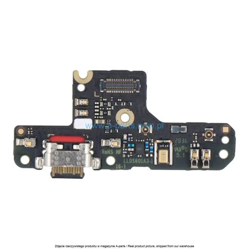 GNIAZDO ŁADOWANIA PŁYTKA USB MOTOROLA MOTO G9 PLUS XT2087 - 5P68C17286 ( ORYGINALNE )