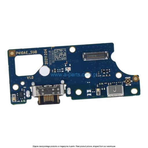 GNIAZDO ŁADOWANIA PŁYTKA ZŁĄCZE USB MOTOROLA MOTO G22 XT2231 - 5P68C20429 ( ORYGINALNE )