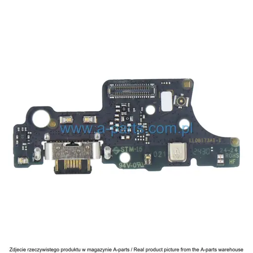 GNIAZDO ŁADOWANIA PŁYTKA ZŁĄCZE USB MOTOROLA MOTO G04S 5P68C24255  (ORYGINAŁ)