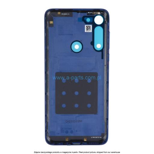 KLAPKA BATERII MOTOROLA MOTO G8 XT2045 - NIEBIESKA - S948C64924 5S58C16317 ( ORYGINALNA )