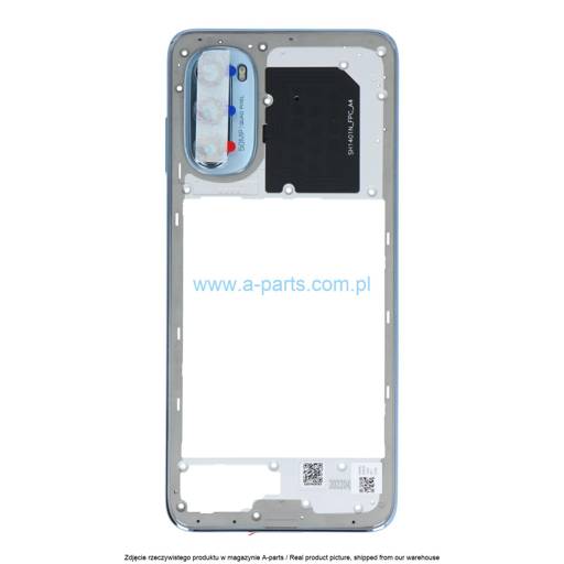 KORPUS RAMKA MOTOROLA MOTO G52 XT2221 - NIEBIESKI - 5S58C20826 (ORYGINAŁ)