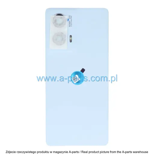KLAPKA BATERII MOTOROLA MOTO EDGE 50 FUSION XT2429 - NIEBIESKA - 5S58C24638 ( ORYGINALNA )