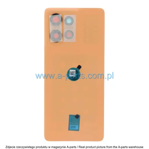 KLAPKA BATERII MOTOROLA MOTO EDGE 50 XT2407 - POMARAŃCZOWA - 5S58C24927 ( ORYGINALNA )