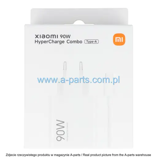 ŁADOWARKA SIECIOWA XIAOMI HYPERCHARGE COMBO 90W TYPE A 6932554435943 (ORYGINALNA)