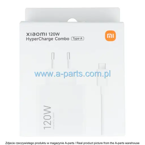 ŁADOWARKA SIECIOWA XIAOMI HYPERCHARGE COMBO 120W TYPE A 6941812714638 (ORYGINALNA)
