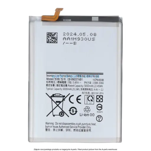 BATERIA SAMSUNG M30 M307 EB-BM207ABY 60000MAH
