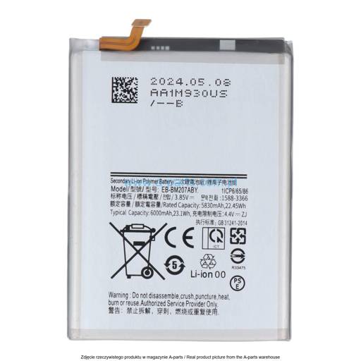 BATERIA SAMSUNG M30 M307 EB-BM207ABY 60000MAH