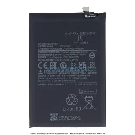 BATERIA XIAOMI REDMI 10C BN5G 5000MAH