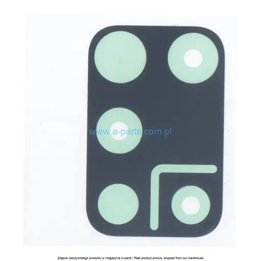 FOLIA KLEJĄCA SZYBKI KAMERY SAMSUNG GALAXY A21S SM-A217 GH02-20942A (ORYGINALNA)