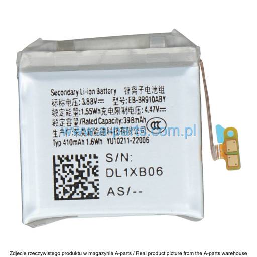 BATERIA SAMSUNG WATCH 5 SM-R910 EB-BR910ABY 398MAH GH43-05114A (ORYGINALNA)