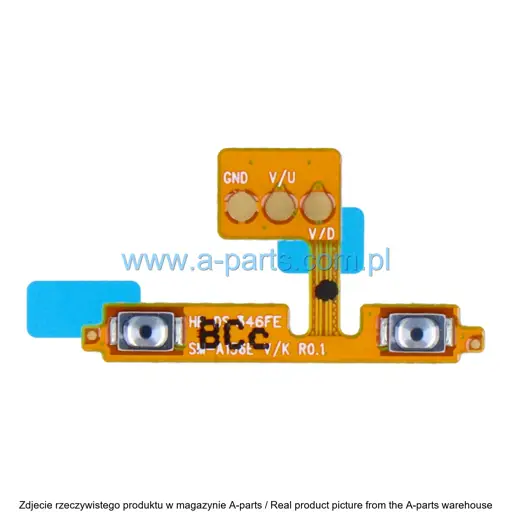 TAŚMA PRZYCISKÓW GŁOŚNOŚCI SAMSUNG A155  A156  M156 GALAXY A15 4G A15 5G M15 GH59-15750A (ORYGINAŁ)