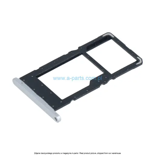 SZUFLADKA TACKA KARTY SIM SD SAMSUNG TAB A7 LITE SM-T225 - SREBRNA - GH81-20675A ( ORYGINALNA )