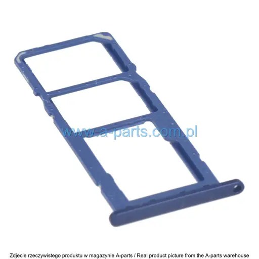 SZUFLADKA TACKA KARTY SIM I KARTY SD SAMSUNG A037 GALAXY A03S NIEBIESKA GH81-21255A (ORYGINAŁ)