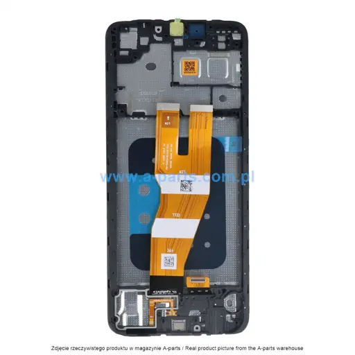 WYŚWIETLACZ LCD + EKRAN DOTYKOWY SAMSUNG A055 GALAXY A05 CZARNY GH81-24189A (ORYGINALNY)