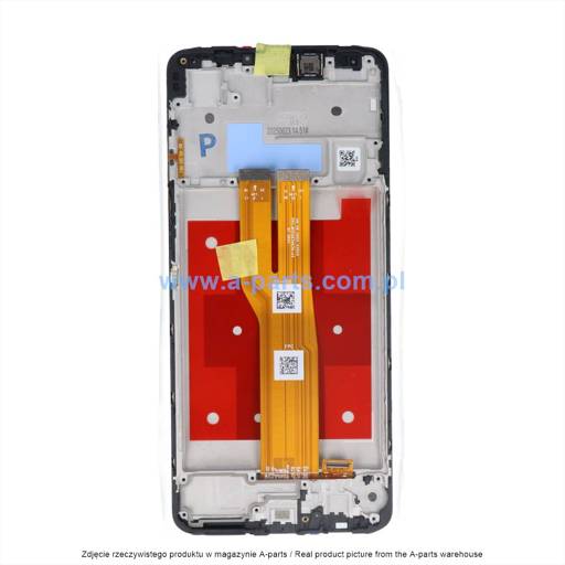 WYŚWIETLACZ LCD + EKRAN DOTYKOWY SAMSUNG A075 GALAXY A07 4G CZARNY GH81-28044A (ORYGINALNY)