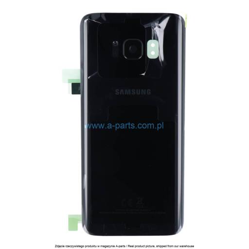 KLAPKA BATERII SAMSUNG S8 SM-G950 - CZARNA - GH82-13962A ( ORYGINALNA )