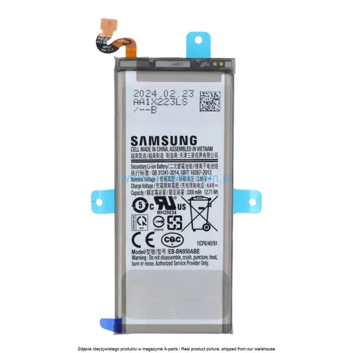 BATERIA SAMSUNG NOTE 8 SM-N950 EB-BN950ABE 3300MAH GH82-15090A (ORYGINALNA)
