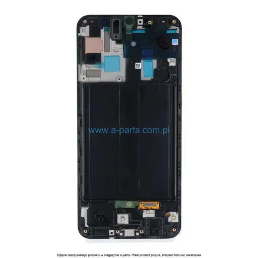 WYŚWIETLACZ LCD + EKRAN DOTYKOWY SAMSUNG A505 GALAXY A50 CZARNY GH82-19204A | GH82-19289A | GH82-19713A | GH82-19714A (ORYGINALNY)