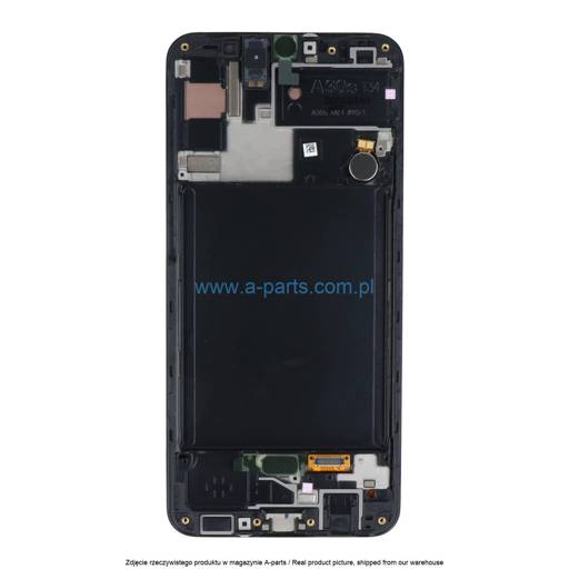 WYŚWIETLACZ LCD + EKRAN DOTYKOWY SAMSUNG A30S SM-A307 - CZARNY - GH82-21189A | GH82-21190A | GH82-21329A (ASSEMBLED)