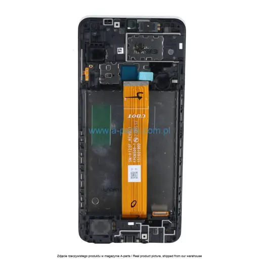WYŚWIETLACZ LCD + EKRAN DOTYKOWY SAMSUNG A125 GALAXY A12 CZARNY GH82-24490A | GH82-24491A (ORYGINALNY)