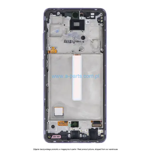 WYŚWIETLACZ LCD + EKRAN DOTYKOWY SAMSUNG A525 / A526 GALAXY A52 4G / A52 5G FIOLETOWY GH82-25524C | GH82-25526C | GH82-25754C (ORYGINALNY)