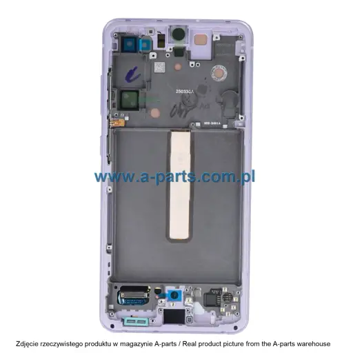 WYŚWIETLACZ LCD + EKRAN DOTYKOWY SAMSUNG G990 GALAXY S21 FE PURPUROWY GH82-26414C | GH82-26420C | GH82-26590C | GH82-26412C (ORYGINALNY)