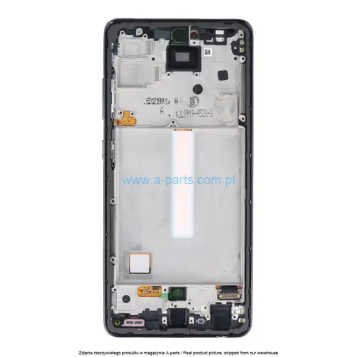 WYŚWIETLACZ LCD + EKRAN DOTYKOWY SAMSUNG A528 GALAXY A52S CZARNY GH82-26861A | GH82-26863A | GH82-26909A (ORYGINALNY)