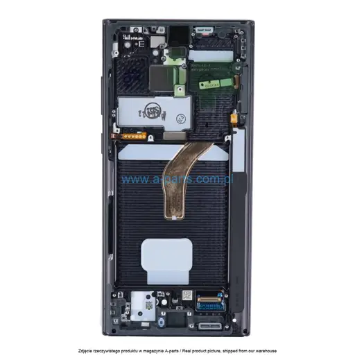 WYŚWIETLACZ LCD + EKRAN DOTYKOWY SAMSUNG S908 GALAXY S22 ULTRA CZARNY GH82-27488A | GH82-27489A (ORYGINALNY)