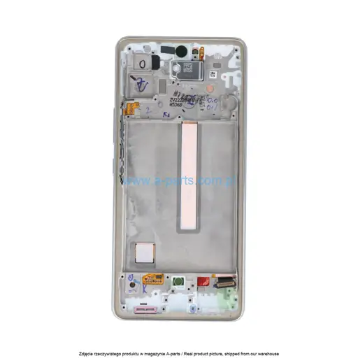 WYŚWIETLACZ LCD + EKRAN DOTYKOWY SAMSUNG A536 GALAXY A53 5G BIAŁY GH82-28024B | GH82-28025B (ORYGINALNY)