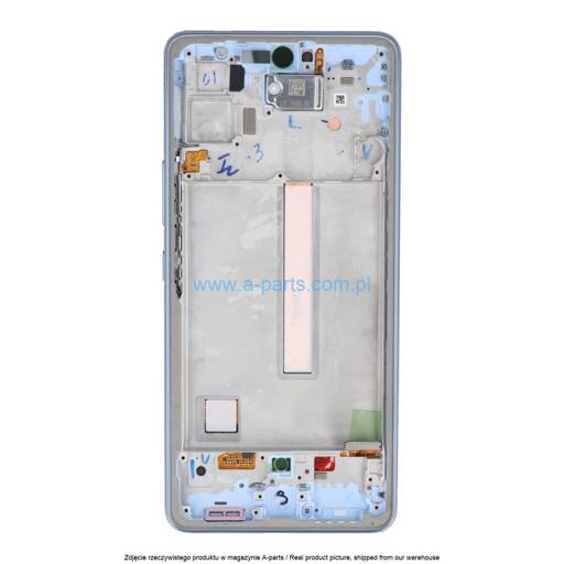 WYŚWIETLACZ LCD + EKRAN DOTYKOWY SAMSUNG A53 5G SM-A536 - NIEBIESKI - GH82-28024C | GH82-28025C (ASSEMBLED)