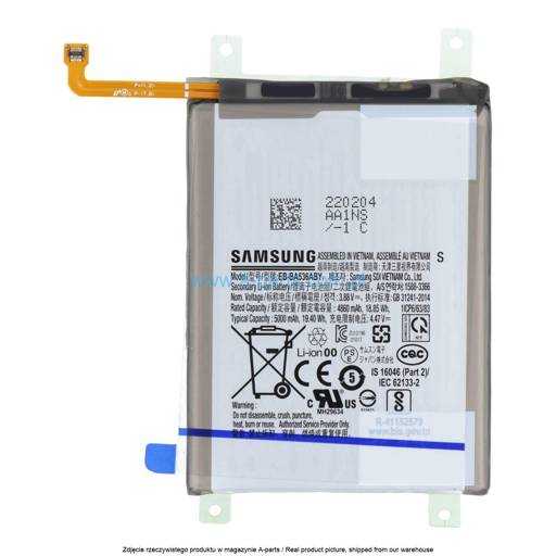 BATERIA SAMSUNG A33 5G SM-A336 EB-BA536ABY 5000MAH GH82-28146A | GH82-28027A (ORYGINALNA)