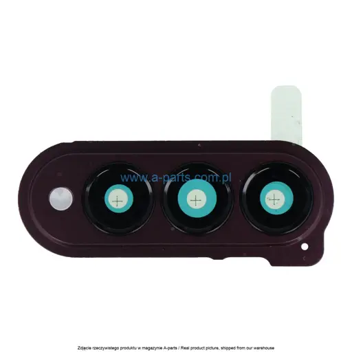 RAMKA OBUDOWA KAMERY + SZYBKA SAMSUNG Z FOLD 4 5G SM-F936 - BURGUNDOWA - GH82-29698D | GH82-29699D (ORYGINALNA)