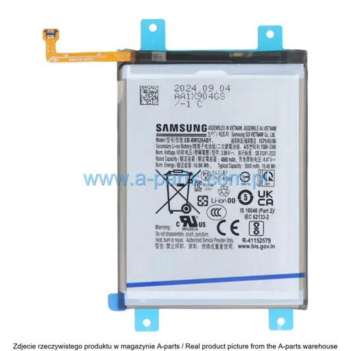 BATERIA SAMSUNG A23 5G SM-A236 EB-BM526ABY 5000MAH GH82-29731A (ORYGINALNA)