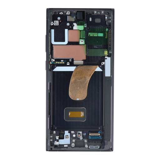 WYŚWIETLACZ LCD + EKRAN DOTYKOWY SAMSUNG S918 GALAXY S23 ULTRA CZARNY GH82-30465A | GH82-30466A (ORYGINALNY)