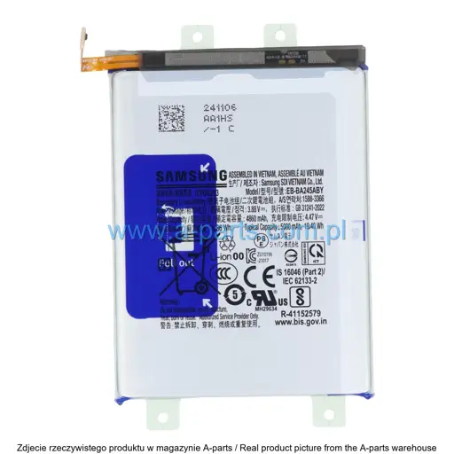 BATERIA SAMSUNG A24 SM-A245 EB-BA245ABY 5000MAH GH82-31242A (ORYGINALNA)