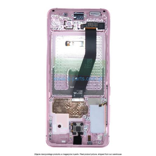 WYŚWIETLACZ LCD + EKRAN DOTYKOWY SAMSUNG G980 / G981 GALAXY S20 4G / 5G RÓŻOWY GH82-22123C | GH82-22131C | GH82-22586C | GH82-31432C | GH82-31433C | GH82-31434C (ORYGINALNY)