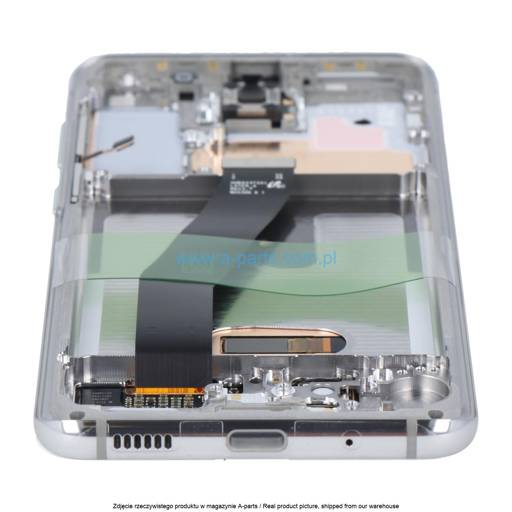 WYŚWIETLACZ LCD + EKRAN DOTYKOWY SAMSUNG G980 / G981 GALAXY S20 4G / 5G BIAŁY GH82-22123B | GH82-22131B | GH82-31433B (ORYGINALNY)