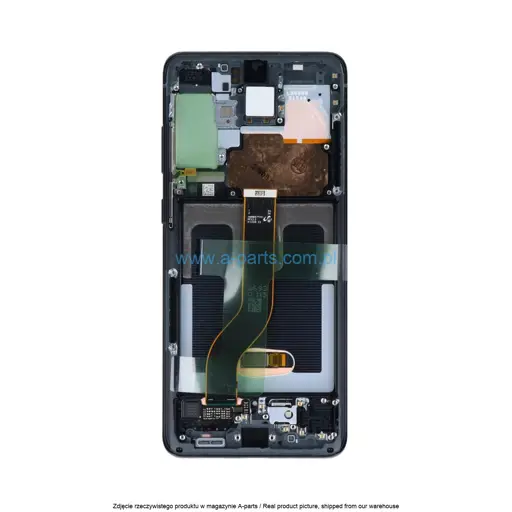 WYŚWIETLACZ LCD + EKRAN DOTYKOWY SAMSUNG G985 / G986 GALAXY S20 PLUS 4G / 5G CZARNY GH82-22145A | GH82-31441A | GH82-31442A | GH82-31445A (ORYGINALNY)