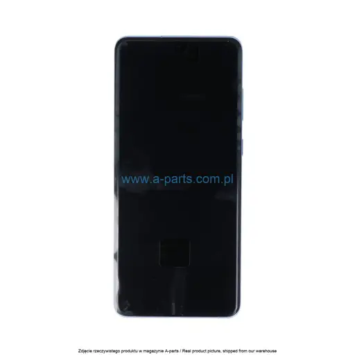 WYŚWIETLACZ LCD + EKRAN DOTYKOWY (BEZ KAMERY) SAMSUNG S20 PLUS SM-G985 SM-G986 - NIEBIESKI BLUE AURA - GH82-31441H | GH82-31442H | GH82-31445H (ORYGINALNY SERVICE PACK)