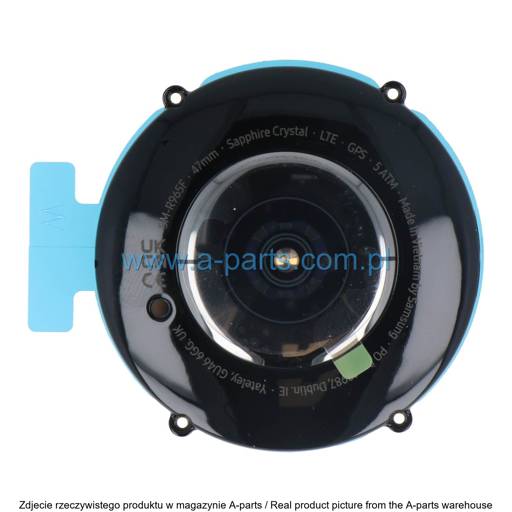 KLAPKA BATERII OBUDOWA SAMSUNG R965 WATCH 6 CLASSIC 47MM LTE - CZARNA - GH82-31628A ( ORYGINALNA )