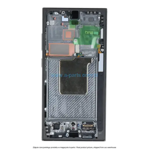 WYŚWIETLACZ LCD + EKRAN DOTYKOWY SAMSUNG S24 ULTRA SM-S928 - CZARNY BŁĘKITNY ZIELONY - GH82-33396B (ASSEMBLED)