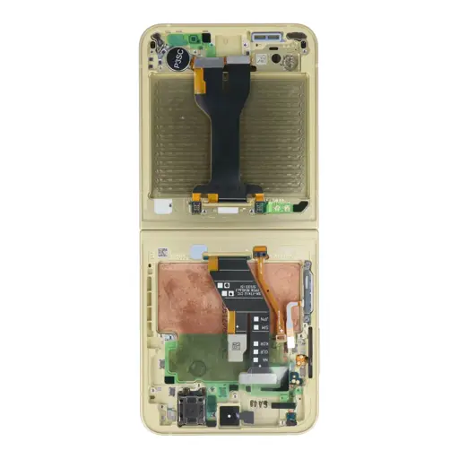 WYŚWIETLACZ LCD + EKRAN DOTYKOWY SAMSUNG GALAXY Z FLIP 6 F741 - ŻÓŁTY - GH82-35013B GH82-35014B (WEWNĘTRZNY) (ORYGINALNY)