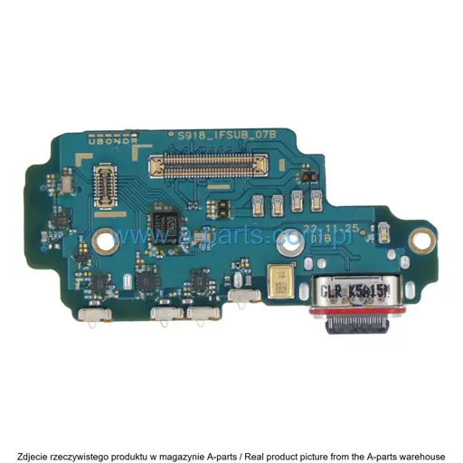 GNIAZDO ŁADOWANIA PŁYTKA USB SAMSUNG GALAXY S23 ULTRA SM-S918 WERSJA BE/R GH96-15632A | GH96-15782A (ORYGINALNE)