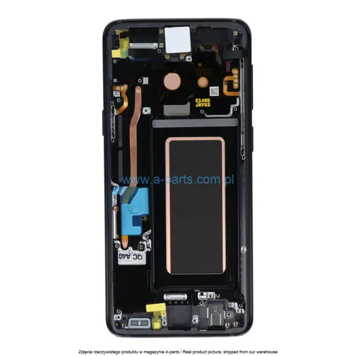 WYŚWIETLACZ LCD + EKRAN DOTYKOWY SAMSUNG S9 SM-G960 SM-G960F - CZARNY - GH97-21696A | GH97-21697A (ASSEMBLED)