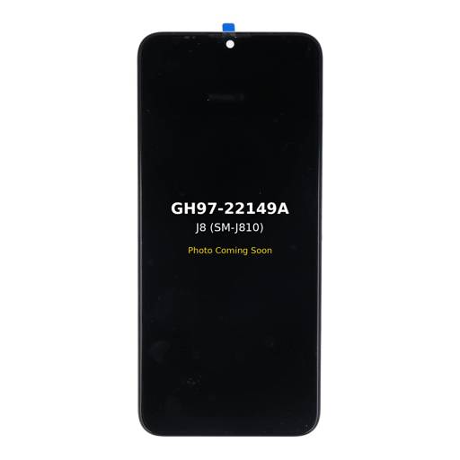 WYŚWIETLACZ LCD + EKRAN DOTYKOWY SAMSUNG J810 GALAXY J8 2018 CZARNY GH97-22149A (ORYGINALNY)