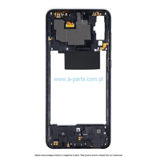 OBUDOWA RAMKA KORPUS SAMSUNG A70 SM-A705 - CZARNA - GH97-23258A ( ORYGINALNA )