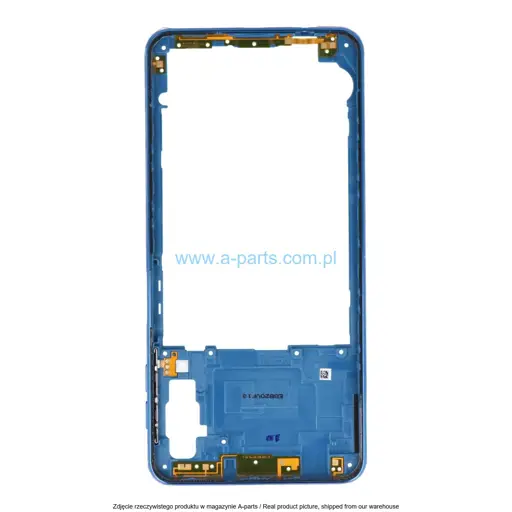 RAMKA KORPUS SAMSUNG A7 2018 SM-A750 - NIEBIESKA - GH98-43585D ( ORYGINALNA )