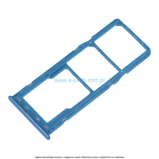 SZUFLADKA TACKA KARTY SIM SAMSUNG A50 SM-A505 - NIEBIESKA - GH98-43922C ( ORYGINALNA )
